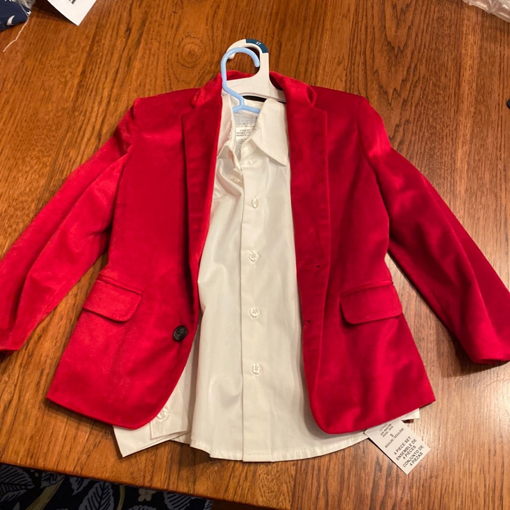 2 suit coats & shirts & 1 matching pair of dress pants, Nautica and Calvin Klein